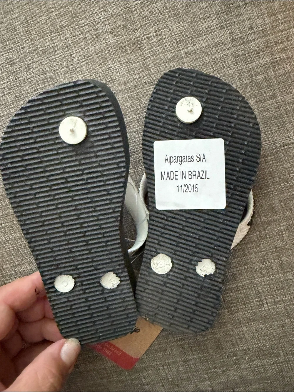 Havaianas Kids Star Wars Black and White Flip Flops